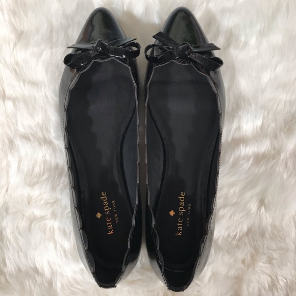 NEW Kate Spade Eleni Flex Scalloped Ballerina Flat - Picture 6 of 8